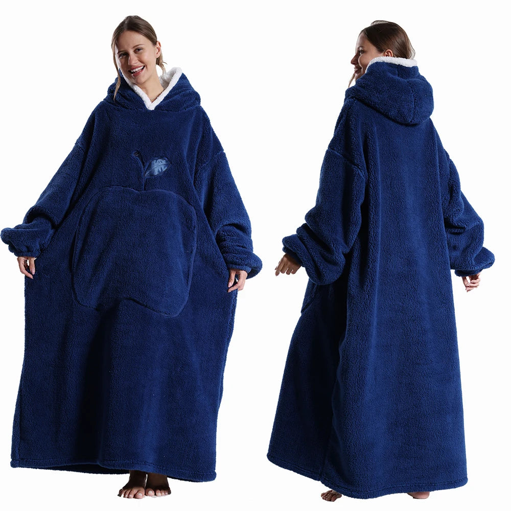 Extra Long Wearable Blankets Winter