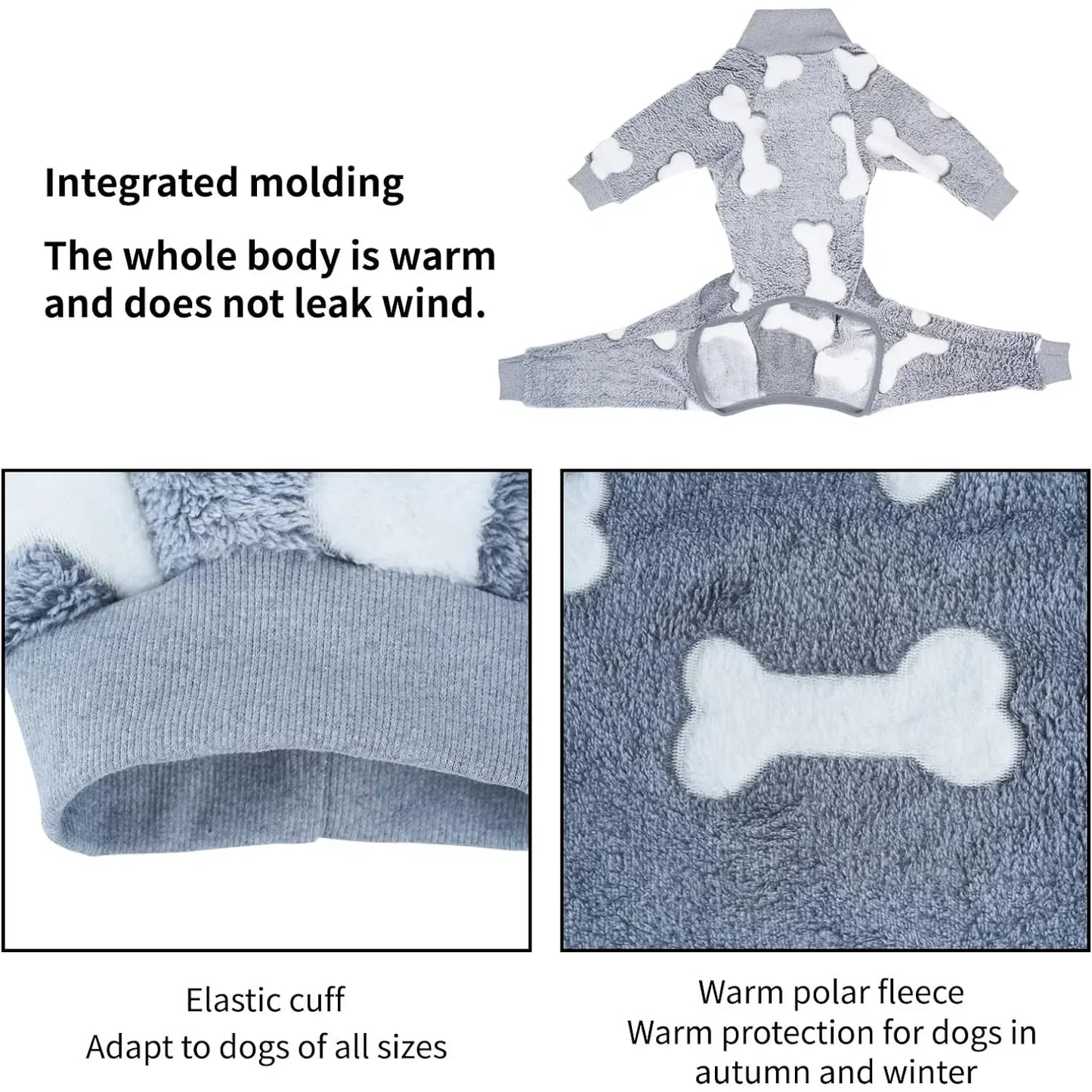 Clothes for Dogs Pajamas Jumpsuit