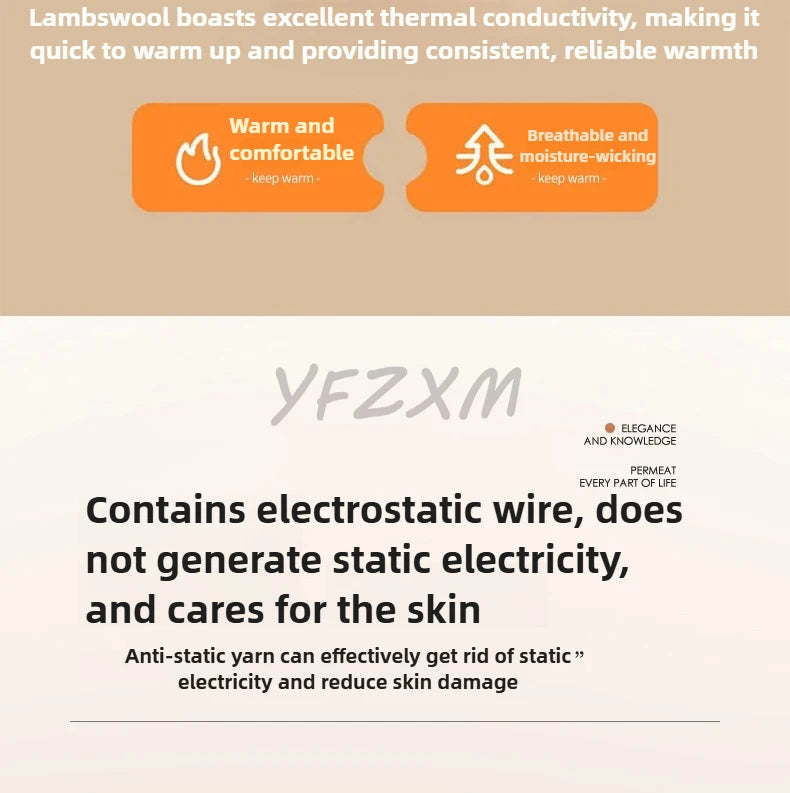 Lambswool Blanket Autumn Winter