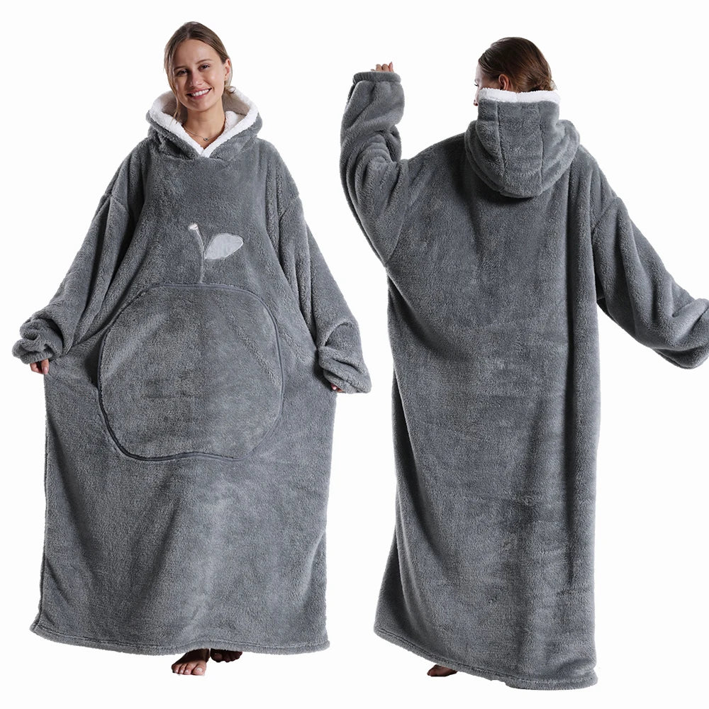 Extra Long Wearable Blankets Winter