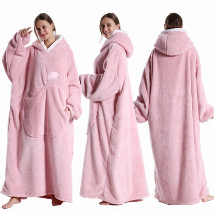 Extra Long Wearable Blankets Winter