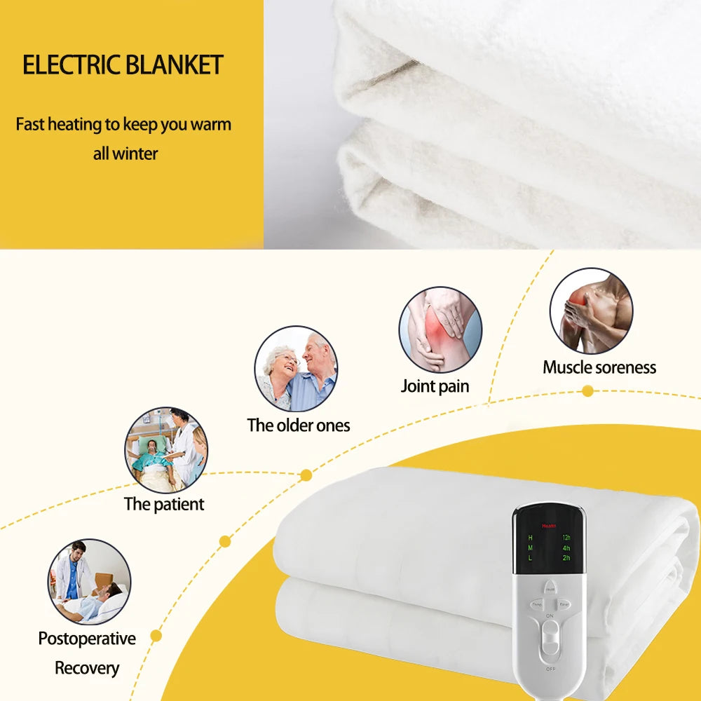 Electric Heated Blanket Queen Size