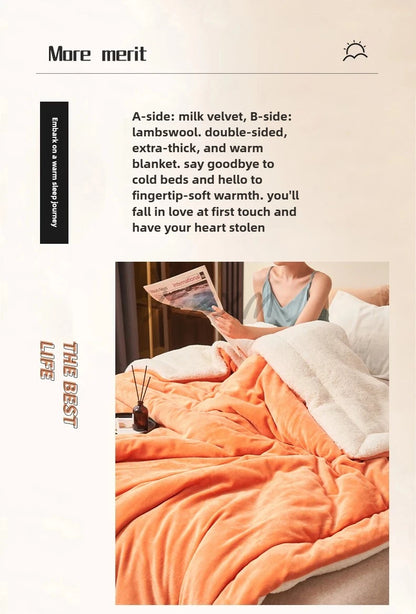 Lambswool Blanket Autumn Winter