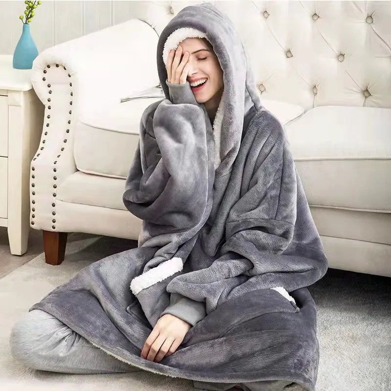 Super Long Flannel Blanket Pyjamas