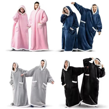 Blanket Pyjamas with Sleeves Winter Hoodies