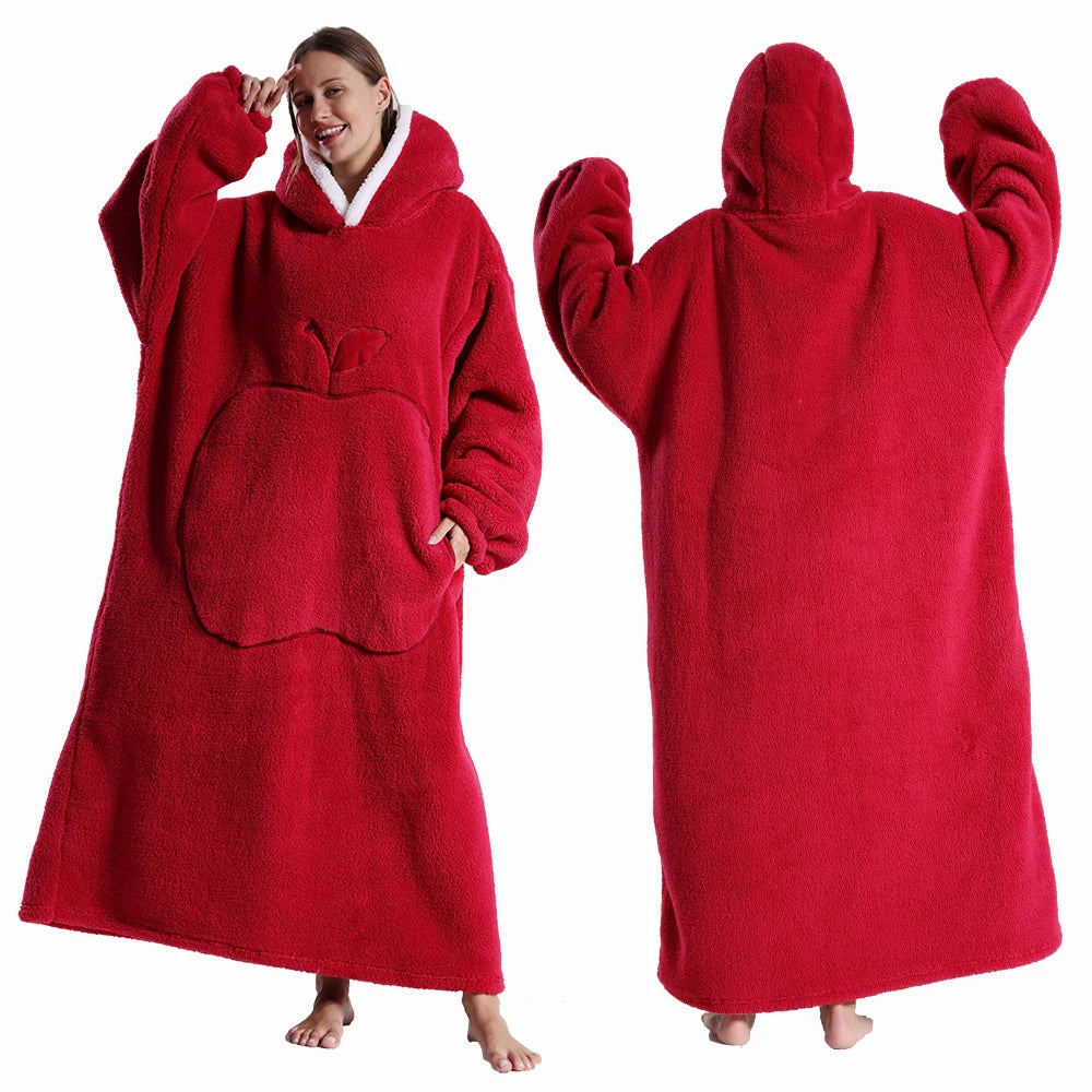 Extra Long Wearable Blankets Winter